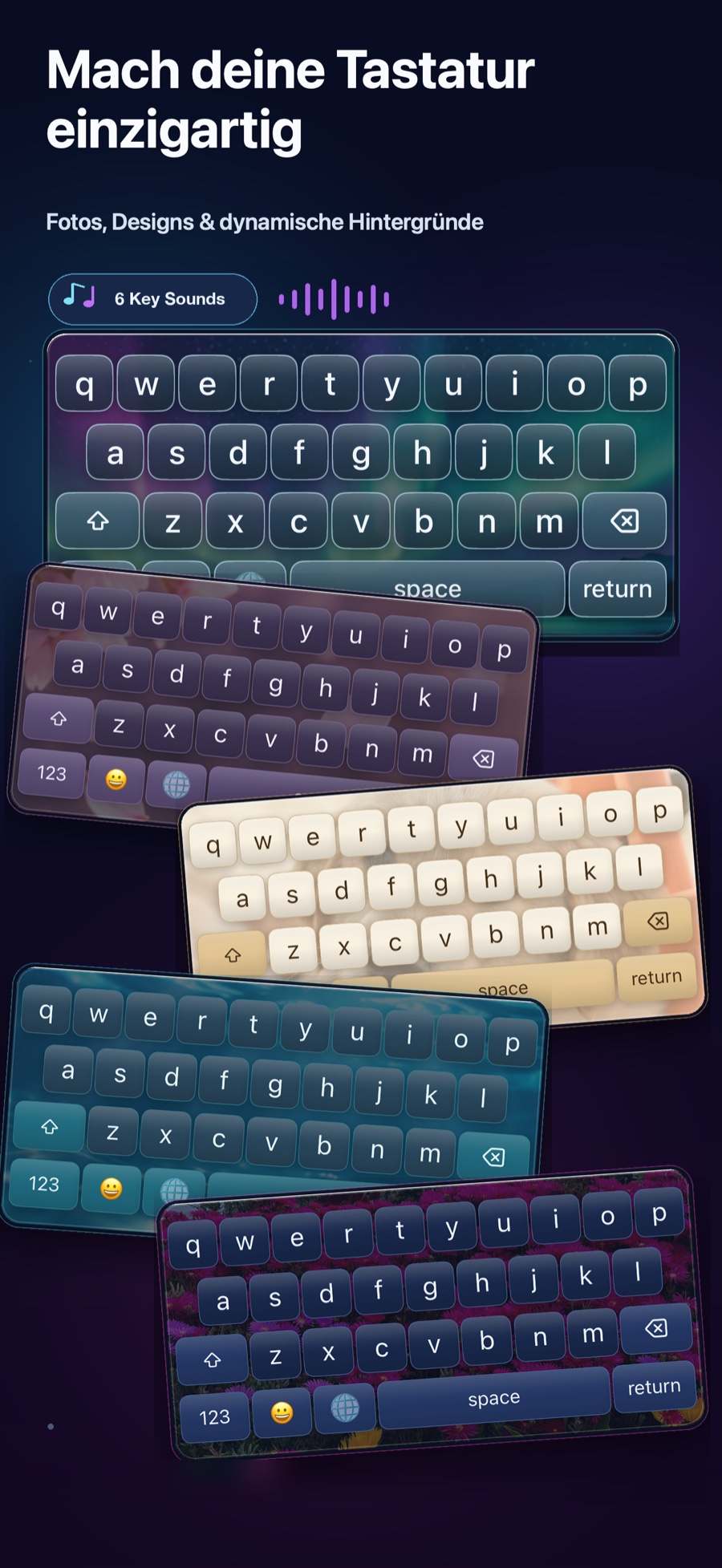 Keyboard Studio German QWERTZ keyboard theme collection