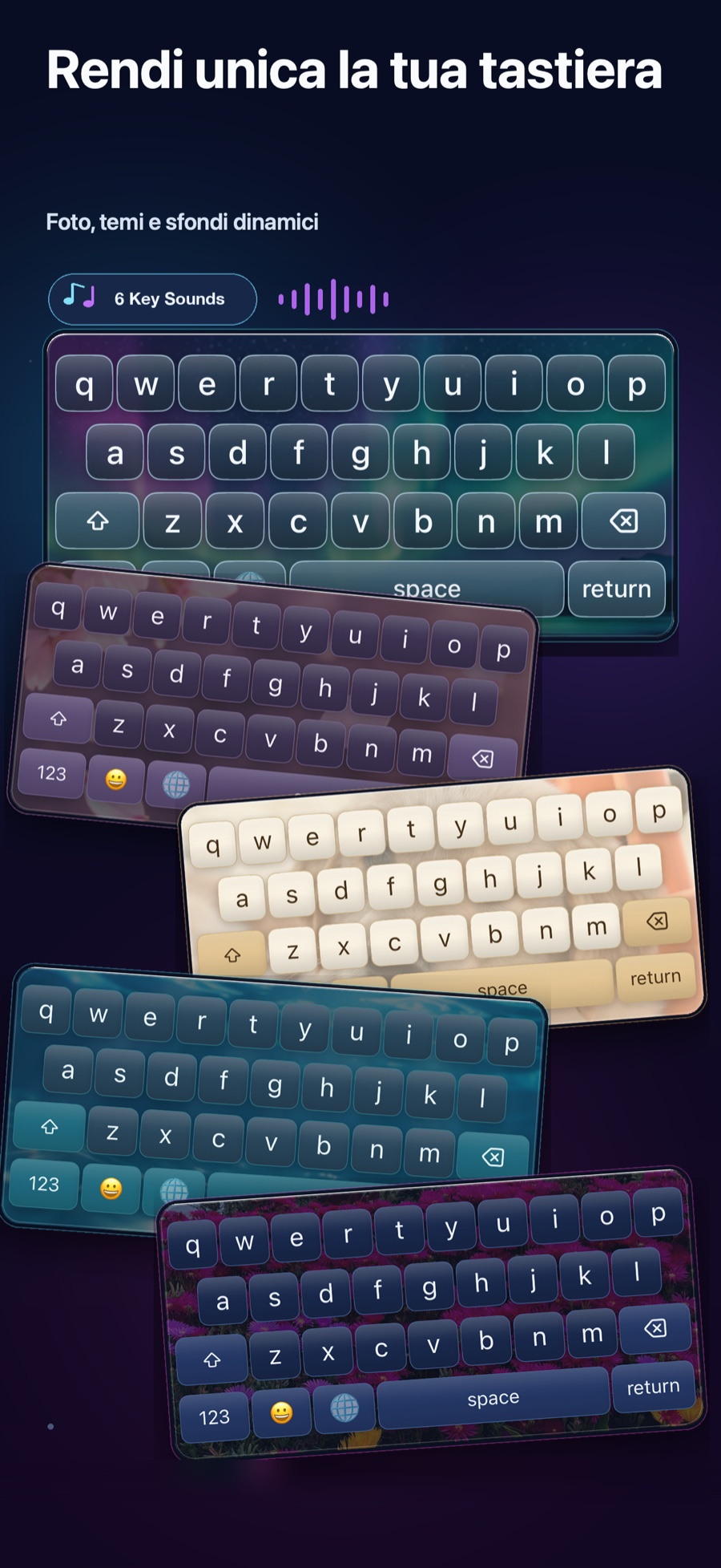 Keyboard Studio Italian keyboard theme collection